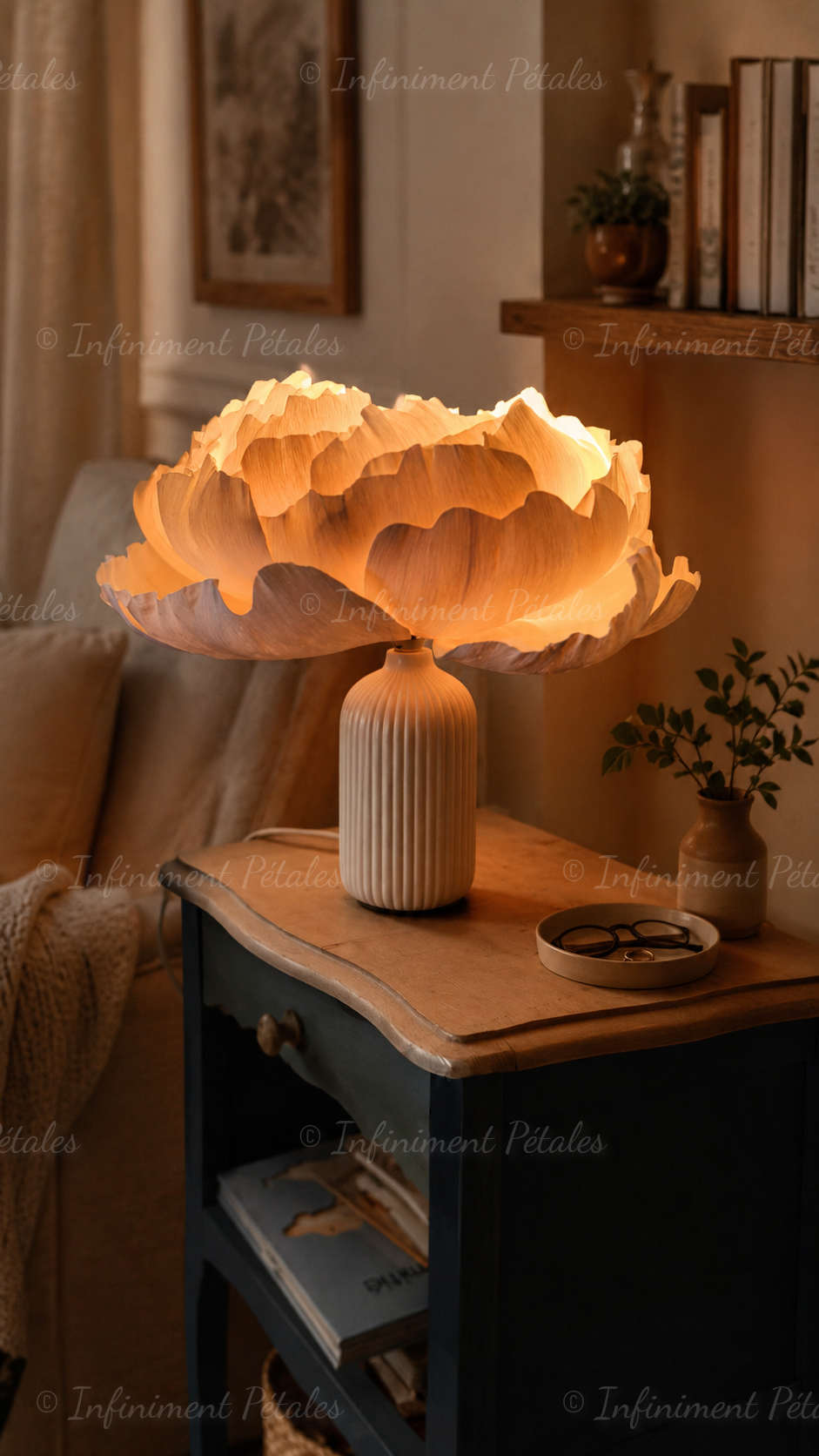 Lampe Pivoine "Impériale"